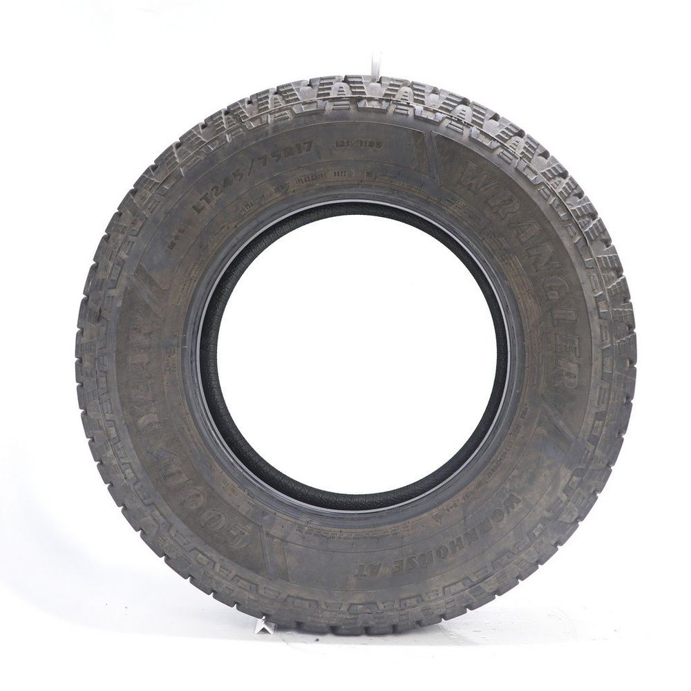 Set of (2) Used LT 245/75R17 Goodyear Wrangler Workhorse AT 121/118S E - 13.5/32 - Image 3