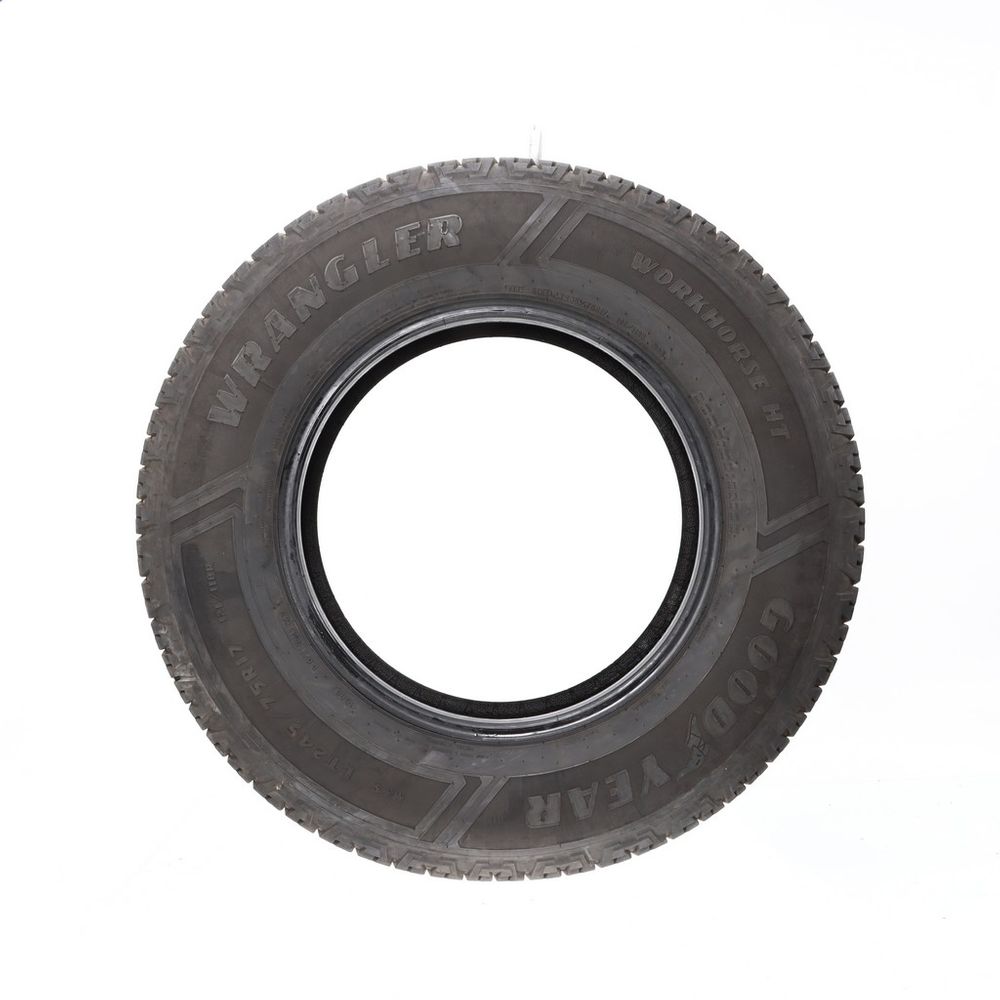 Set of (2) Used LT 245/75R17 Goodyear Wrangler Workhorse HT 121/118R E - 5/32 - Image 3