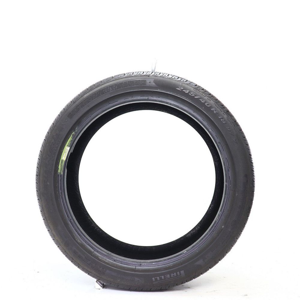 Set of (2) Used 245/40R18 Pirelli P Zero Nero MO 97V - 6.5-8/32 - Image 3