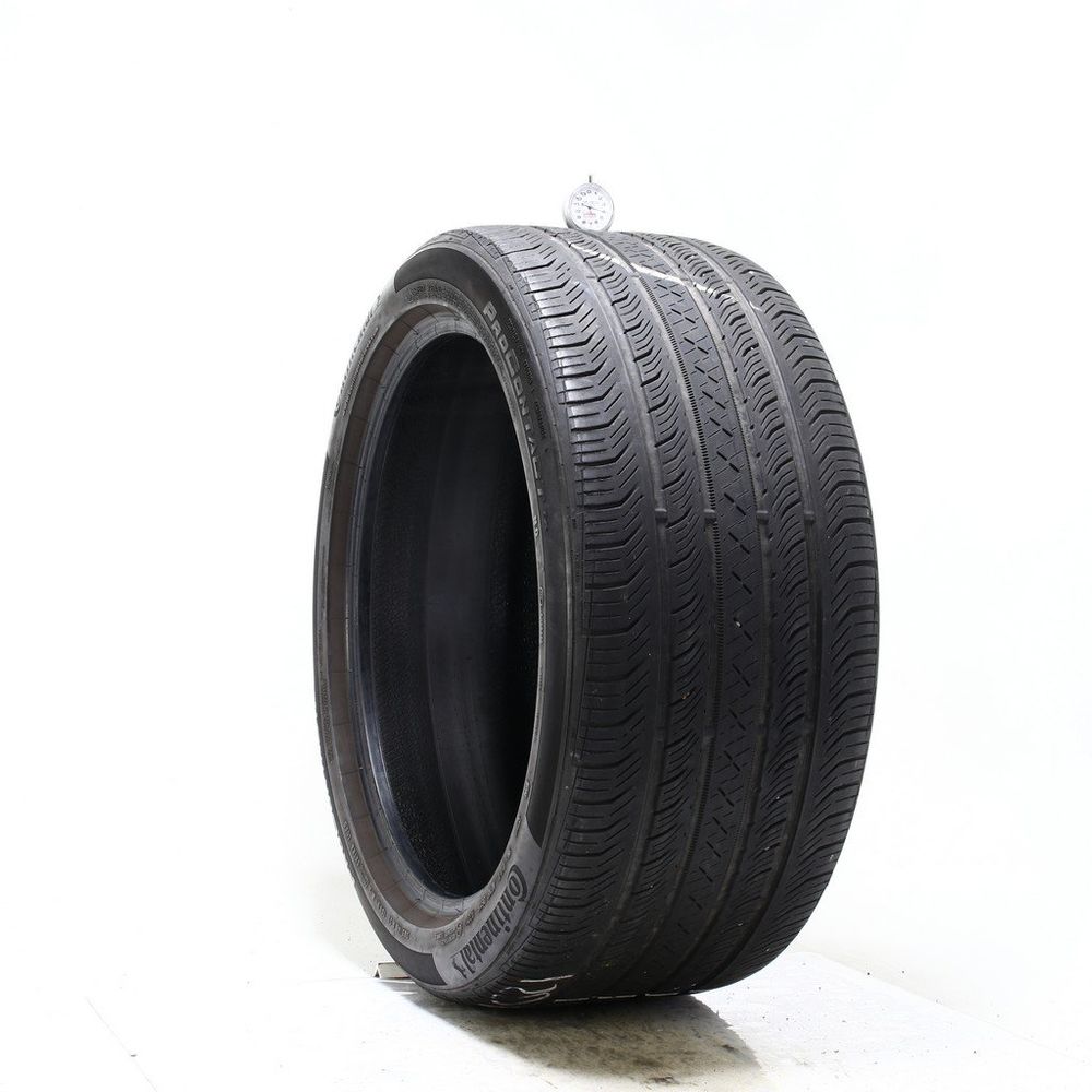 Set of (2) Used 285/40R21 Continental ProContact TX NO 109V - 4-4.5/32 - Image 1