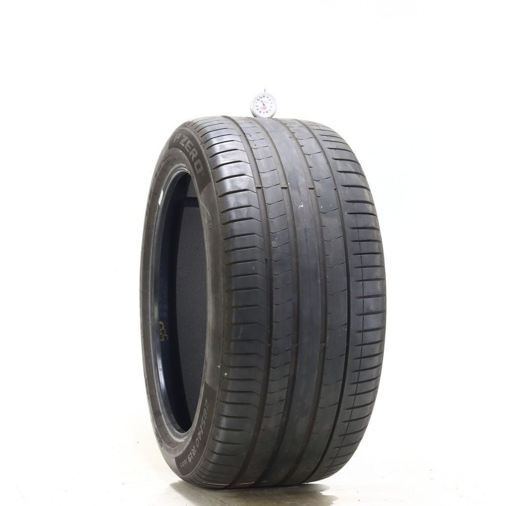 Set of (2) Used 285/40R19 Pirelli P Zero PZ4 TO PNCS 107Y - 5.5/32 - Image 1