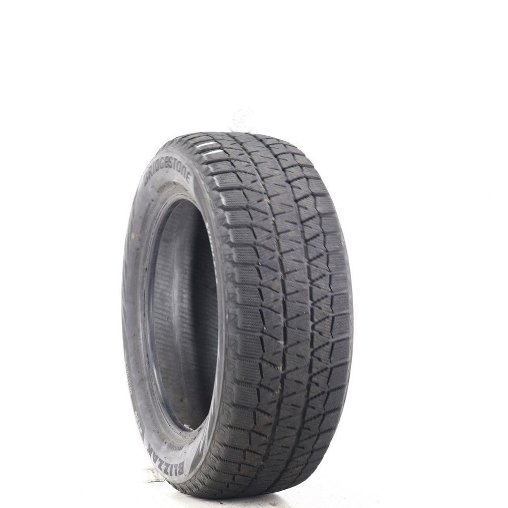 Set of (2) Used 215/55R16 Bridgestone Blizzak WS80 97H - 8.5-9/32 - Image 1