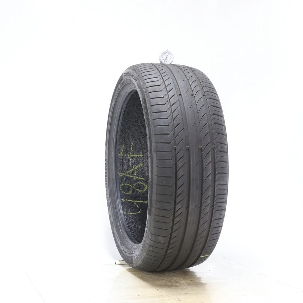 Set of (2) Used 255/40R21 Continental ContiSportContact 5 ContiSeal 102Y - 7-8/32 - Image 4