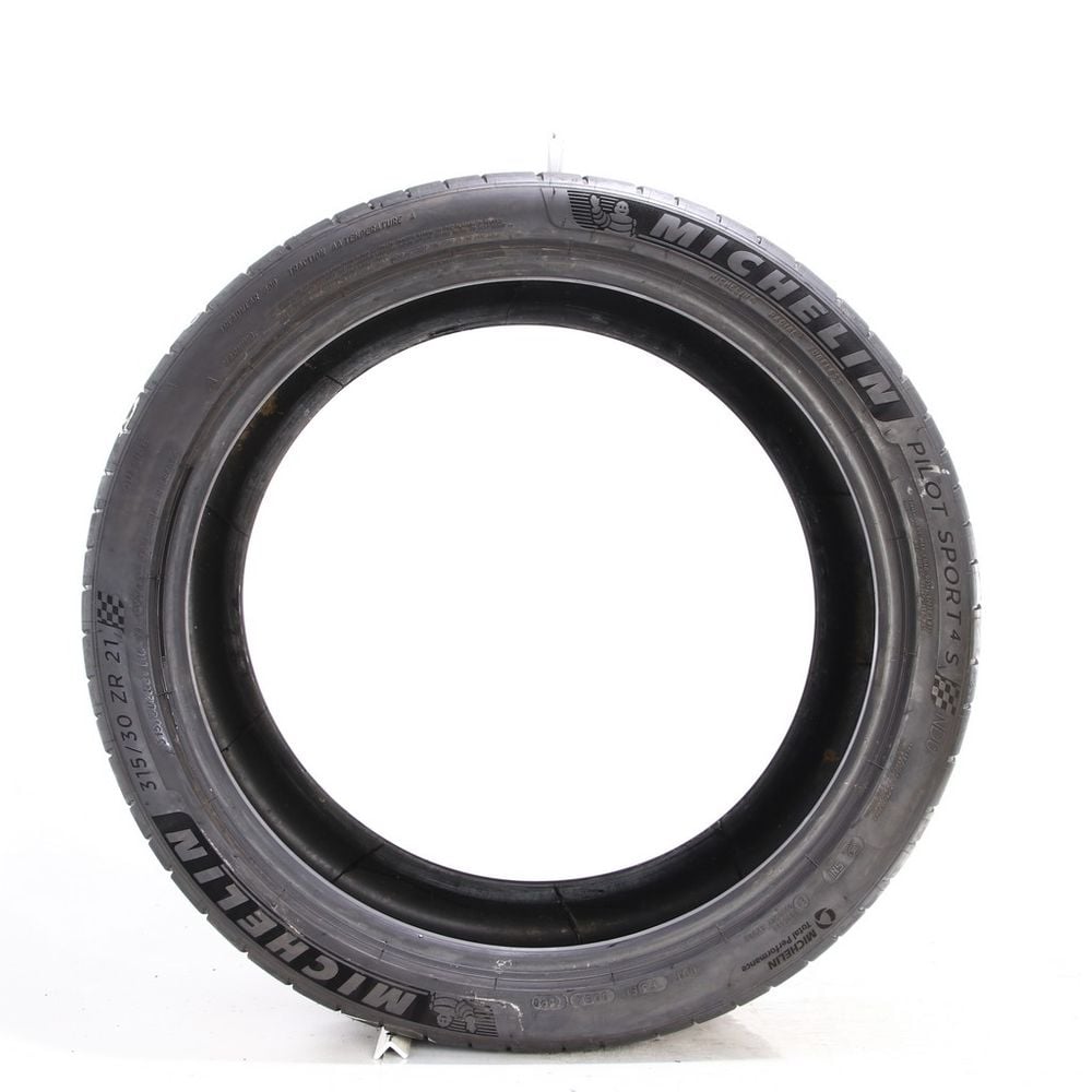 Set of (2) Used 315/30ZR21 Michelin Pilot Sport 4 S ND0 105Y - 7.5-9/32 - Image 3