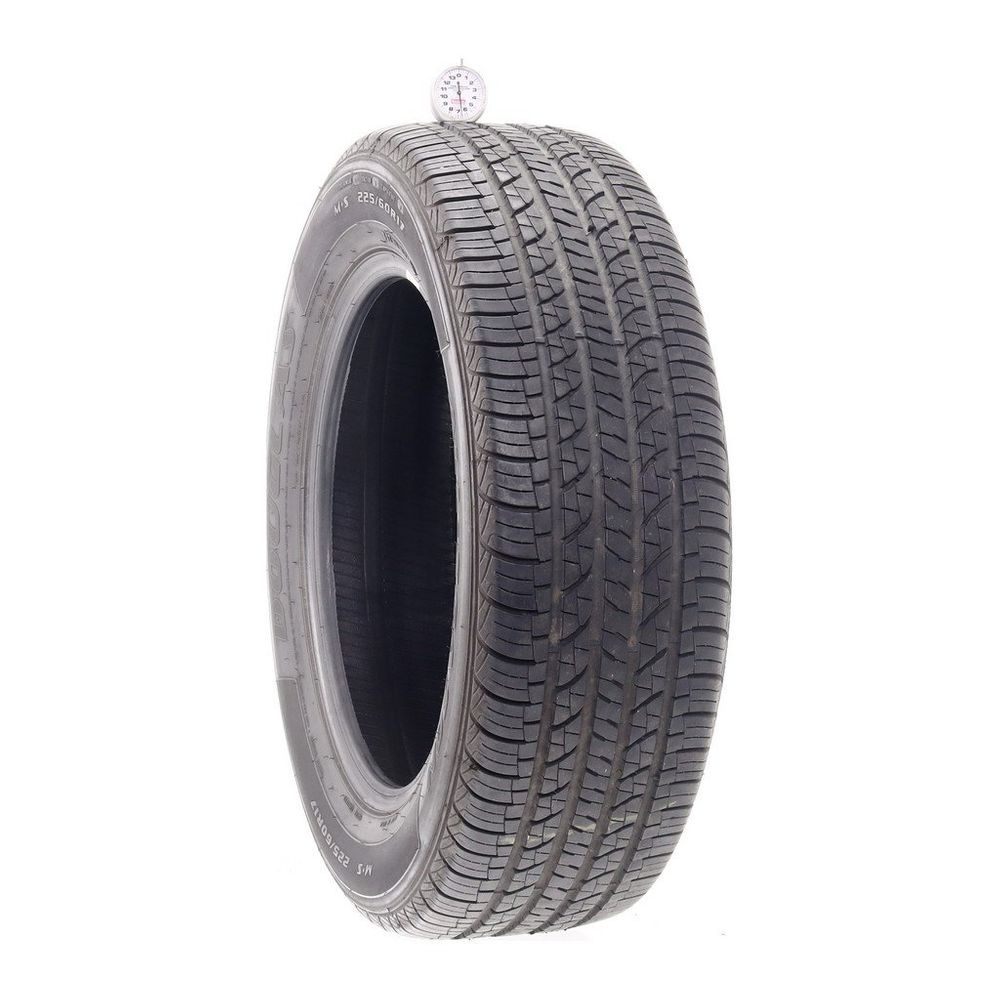 Set of (4) Used 225/60R17 Douglas All Season 99H - 6.5-7/32 - Image 1