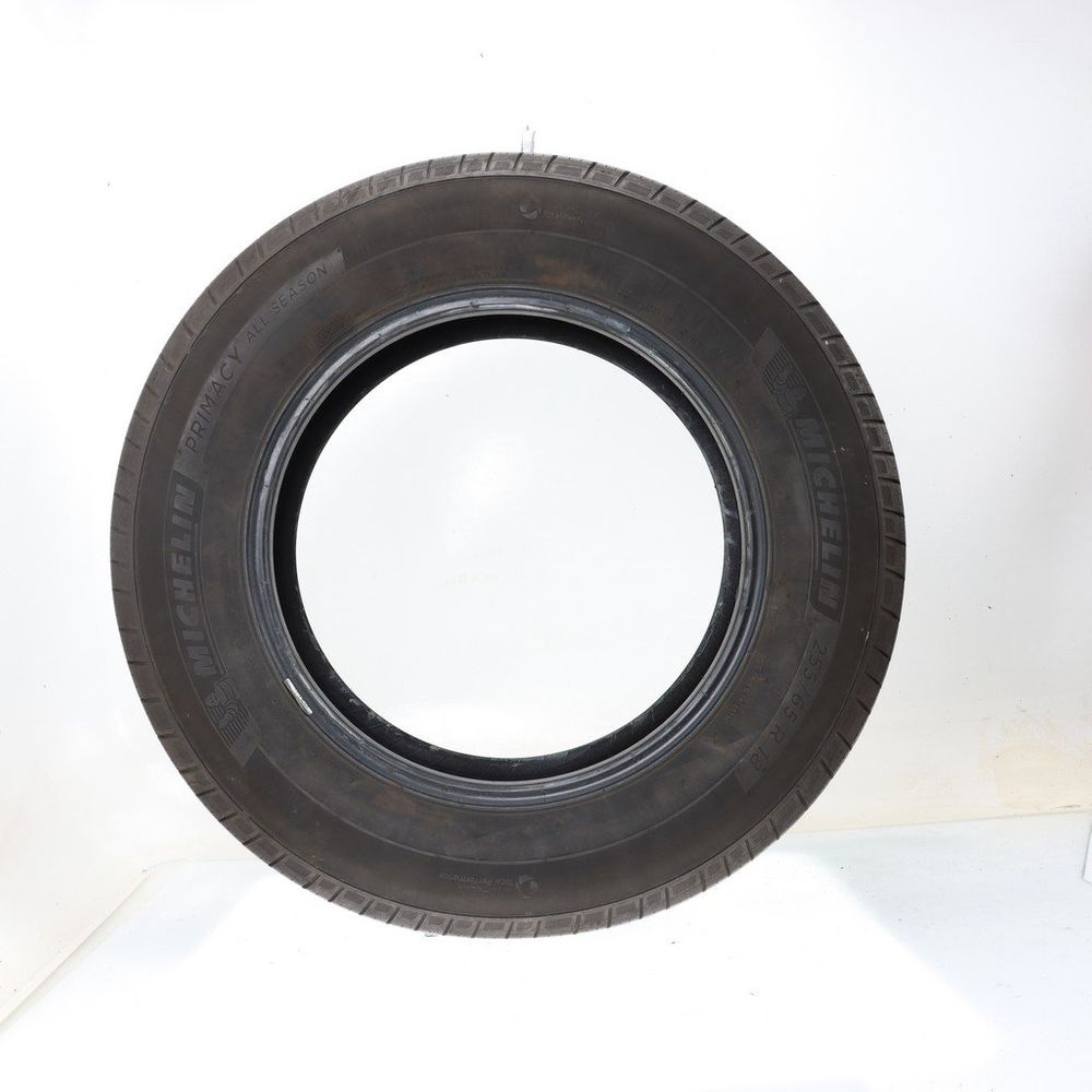 Set of (2) Used 255/65R18 Michelin Primacy All Season 111H - 6-7.5/32 - Image 3