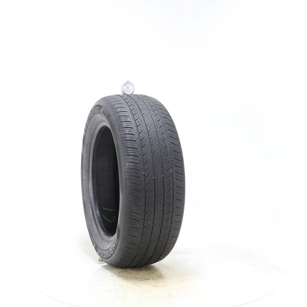 Set of (2) Used 215/55R16 Hankook Kinergy GT 93H - 5/32 - Image 1