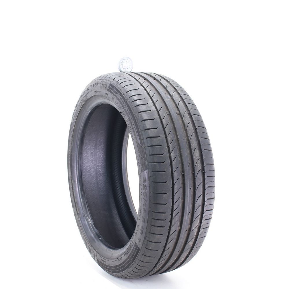 Set of (2) Used 225/45R18 Continental ContiSportContact 5 SSR 91Y - 6.5-7/32 - Image 4