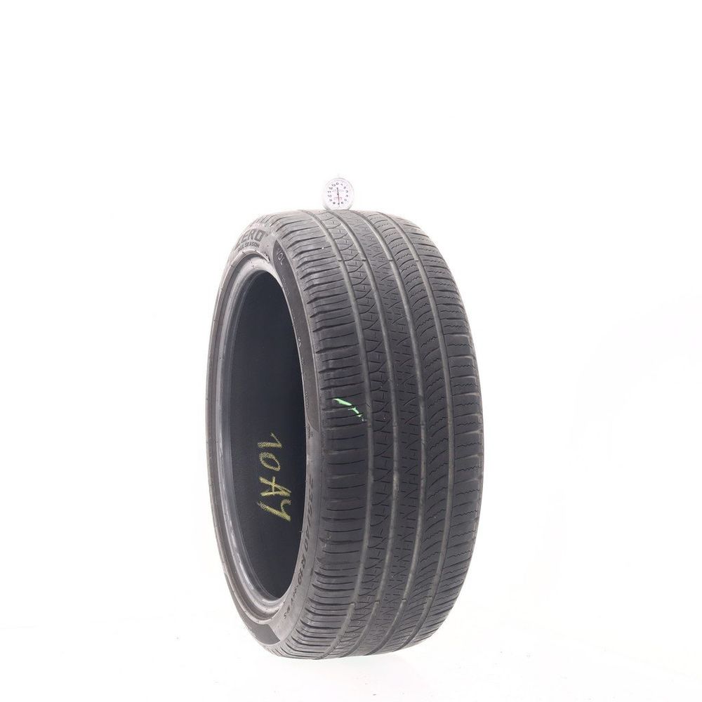 Set of (2) Used 235/40R19 Pirelli P Zero VOL 96V - 6.5-7/32 - Image 1