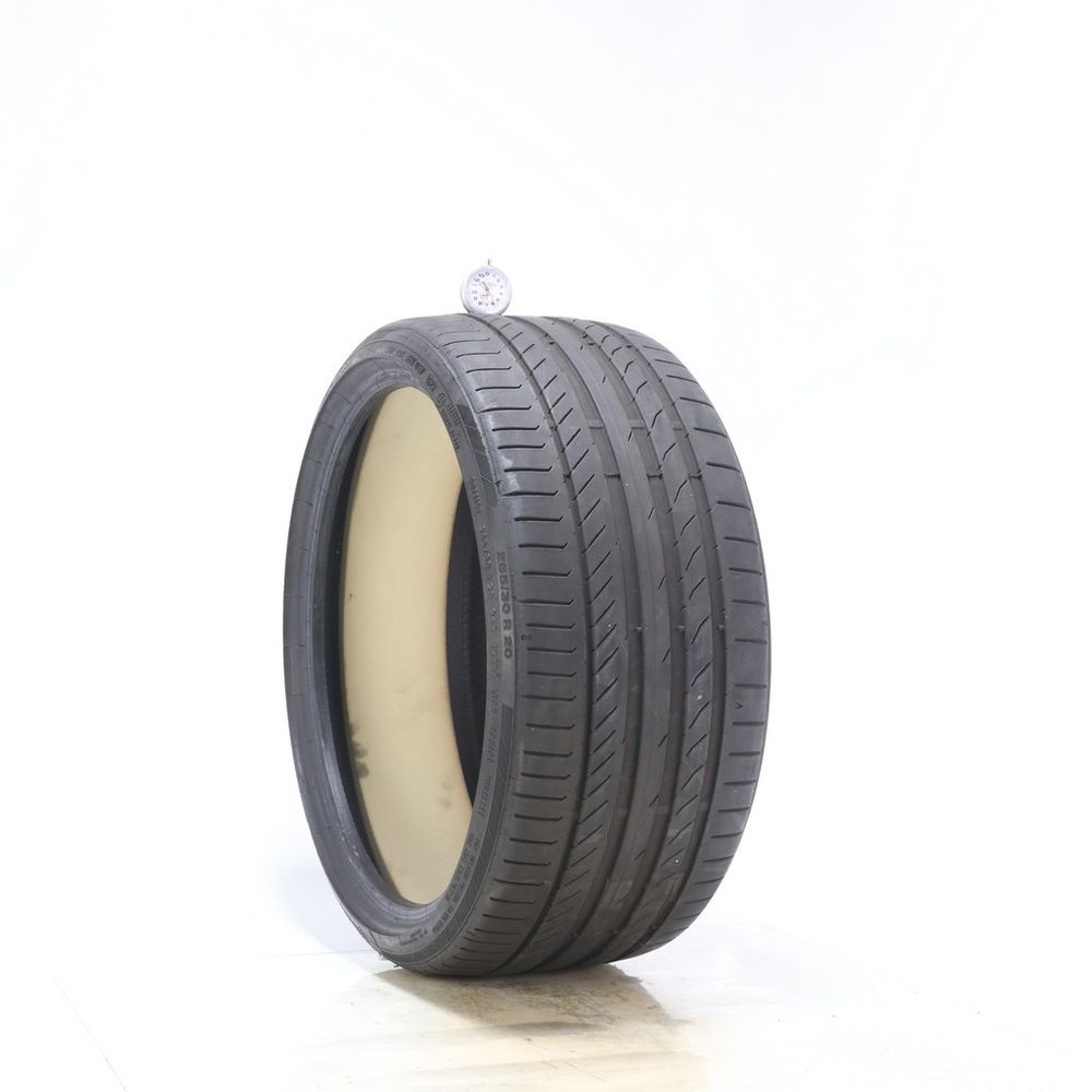 Set of (2) Used 265/30R20 Continental ContiSportContact 5P R01 ContiSilent 94Y - 5.5-7/32 - Image 1