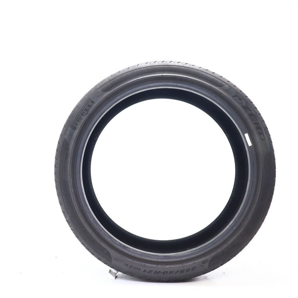 Set of (4) Used 255/40R21 Pirelli P Zero RO1 102Y - 5.5-6.5/32 - Image 3