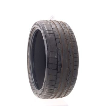 Set of (4) Used 285/35R23 Continental SportContact 6 R01 ContiSilent 107Y - 9/32