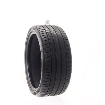 Set of (2) Used 265/35ZR21 Michelin Pilot Sport 4 S TO Acoustic 101Y - 9/32