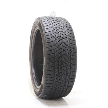 Set of (4) Used 275/45R21 Pirelli Scorpion Winter 110V - 7.5/32