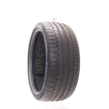 Set of (4) Used 285/35R23 Continental SportContact 6 R01 ContiSilent 107Y - 8.5/32
