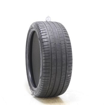 Set of (4) Used 265/35R21 Pirelli P Zero PZ4 LM1 Elect PNCS 103Y - 7/32