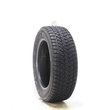 Set of (2) Used 225/60R17 Bridgestone Blizzak DM-V2 99S - 10-11.5/32