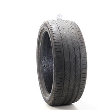 Set of (2) Used 255/40R21 Continental ContiSportContact 5 ContiSeal 102Y - 5-6.5/32