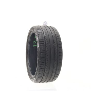 Set of (2) Used 255/35R19 Continental ContiSportContact 5P AO 96Y - 6.5-7.5/32