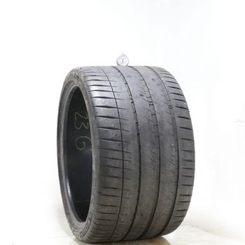 Set of (2) Used 345/25ZR21 Michelin Pilot Sport 4 S ZP 104Y - 7.5-8/32