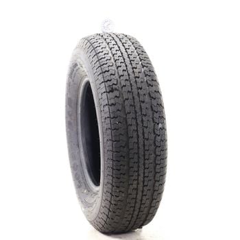 Set of (2) Used ST225/75R15 Goodyear Marathon Scuff Guard 113/108L - 9-9.5/32