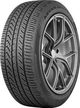 Set of (2) New 255/45R19 Yokohama Advan Sport EV A/S 104W