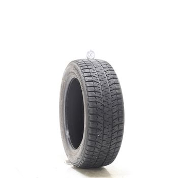 Set of (2) Used 195/55R16 Bridgestone Blizzak WS90 Studless 87H - 8-9/32