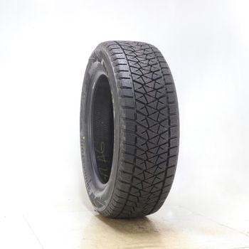 Set of (2) Driven Once 255/60R19 Bridgestone Blizzak DM-V2 108S - 13/32