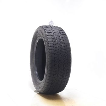 Set of (2) Used 235/60R17 Bridgestone Blizzak WS90 Studless 102T - 7/32