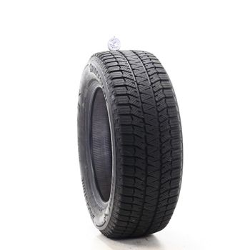 Set of (2) Used 235/60R17 Bridgestone Blizzak WS90 Studless 102T - 8.5-9/32