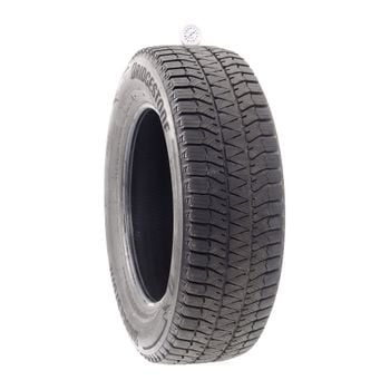 Set of (2) Used 225/65R17 Bridgestone Blizzak WS90 Studless 102H - 9/32