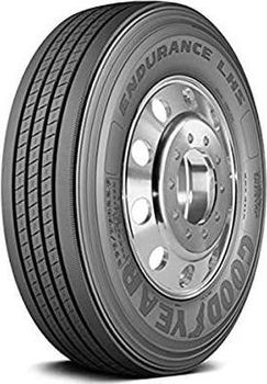 Set of (2) New 295/75R22.5 Goodyear Endurance LHS 144L