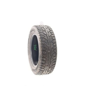 Set of (2) Used 215/60R16 Hankook Winter i*Pike (W409) Studded 95T - 10/32