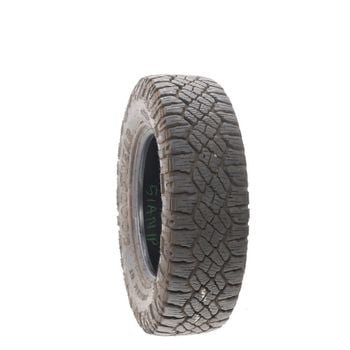 Set of (2) Used LT245/75R17 Goodyear Wrangler Duratrac RT Kevlar 121/118S - 15/32