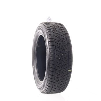Set of (2) Used 225/60R18 Bridgestone Blizzak DM-V2 100S - 8.5/32