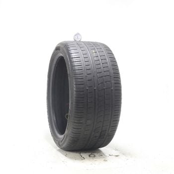 Set of (2) Used 285/35ZR19 Pirelli P Zero Rosso F 99Y - 6.5-7/32