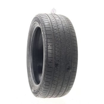 Set of (2) Used 285/45R21 Continental CrossContact LX Sport SSR 113H - 6-7.5/32