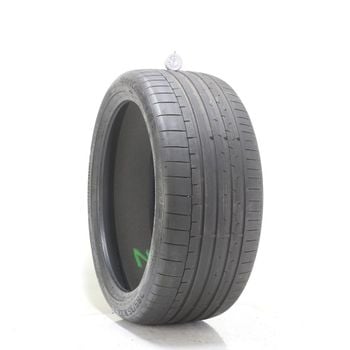 Set of (2) Used 285/35R22 Continental SportContact 6 TO ContiSilent 106Y - 7.5-9/32