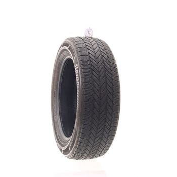 Set of (2) Used 225/60R18 Bridgestone WeatherPeak 100H - 6-7/32