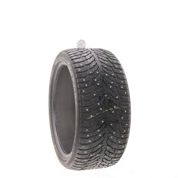 Set of (2) Used 275/35R20 Nokian Hakkapeliitta 9 Studded 102T - 9.5-10/32