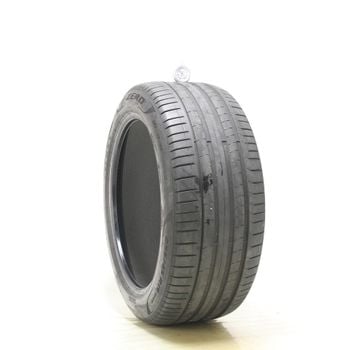Set of (4) Used 255/45R19 Pirelli P Zero PZ4 TO Elect PNCS 104Y - 5/32