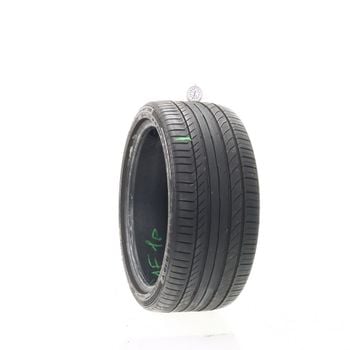 Set of (2) Used 255/35R19 Continental ContiSportContact 5 SSR MOE 96Y - 7.5/32