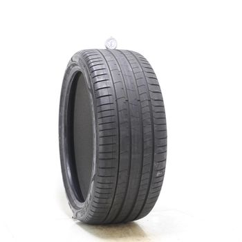 Set of (4) Used 265/35R21 Pirelli P Zero PZ4 LM1 Elect PNCS 103Y - 7/32