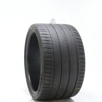 Set of (2) Used 345/25ZR21 Michelin Pilot Sport 4 S ZP 104Y - 6.5-7.5/32