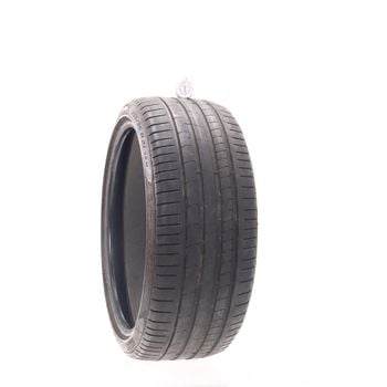 Set of (4) Used 255/35R21 Pirelli P Zero PZ4 T1 Elect PNCS 98W - 6.5-8/32