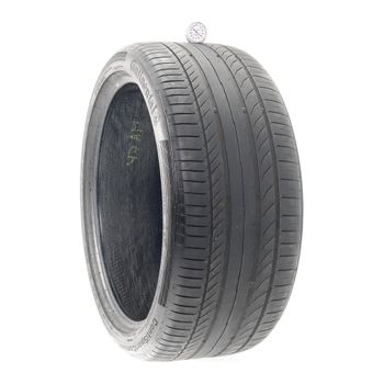Set of (2) Used 285/35R21 Continental ContiSportContact 5 ContiSeal 105Y - 5-5.5/32