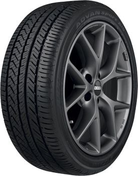 Set of (4) New 225/50R18 Yokohama Advan Sport A/S+ 95W