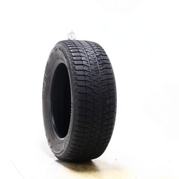 Set of (2) Used 235/60R17 Bridgestone Blizzak WS90 Studless 102T - 6.5-7.5/32