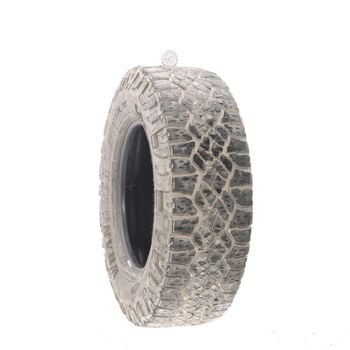 Set of (2) Used LT265/70R17 Goodyear Wrangler Duratrac RT Kevlar 123/120S - 9.5-11/32