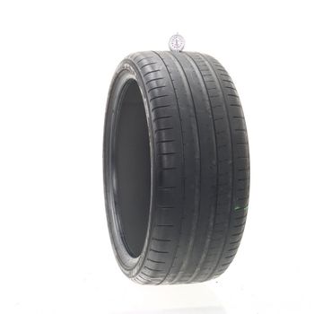 Set of (2) Used 255/35ZR21 Yokohama Advan Sport V107 MO1 98Y - 6.5-7.5/32